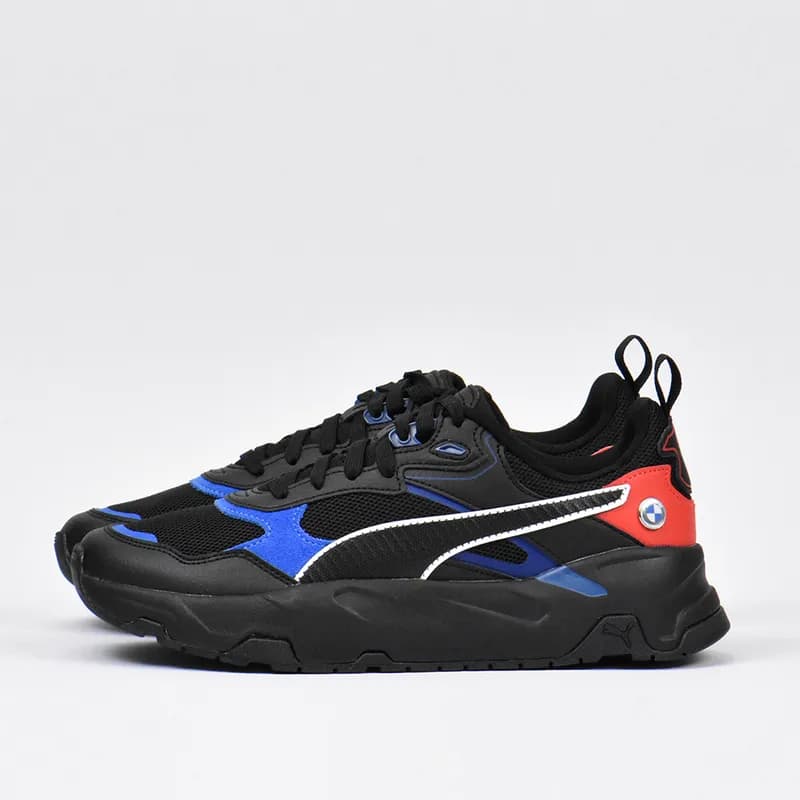 PUMA BMW TRINITY BLACK PRO-BLUE POP RED