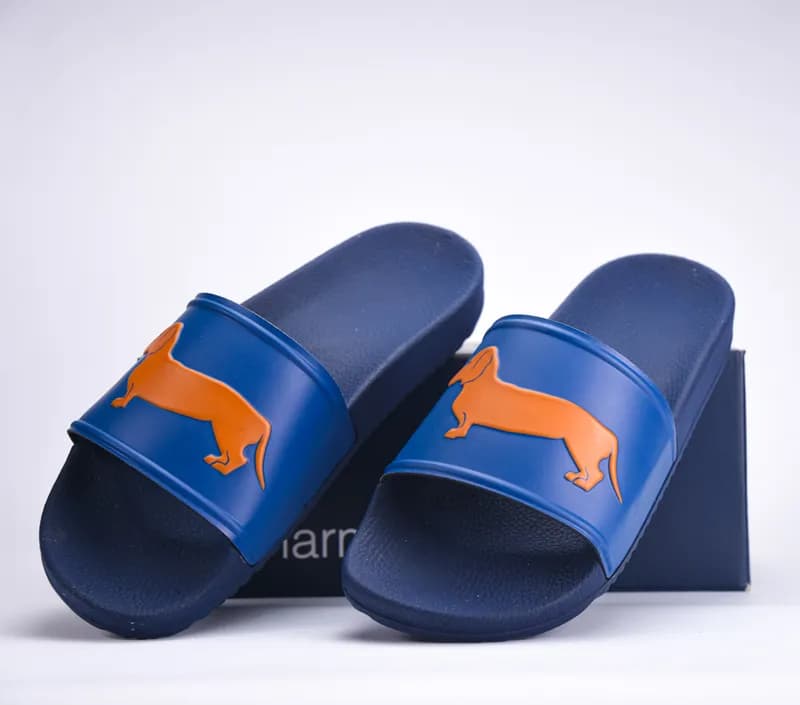 CIABATTA UOMO EVA - LOGO AVIO - ARANCIO