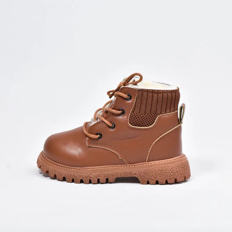 Bottes De Neige Marron Coordonnantes Enfants