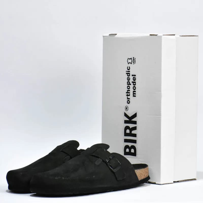 BIRKSBOT NUBUCK NOIR PLANTA NOIR