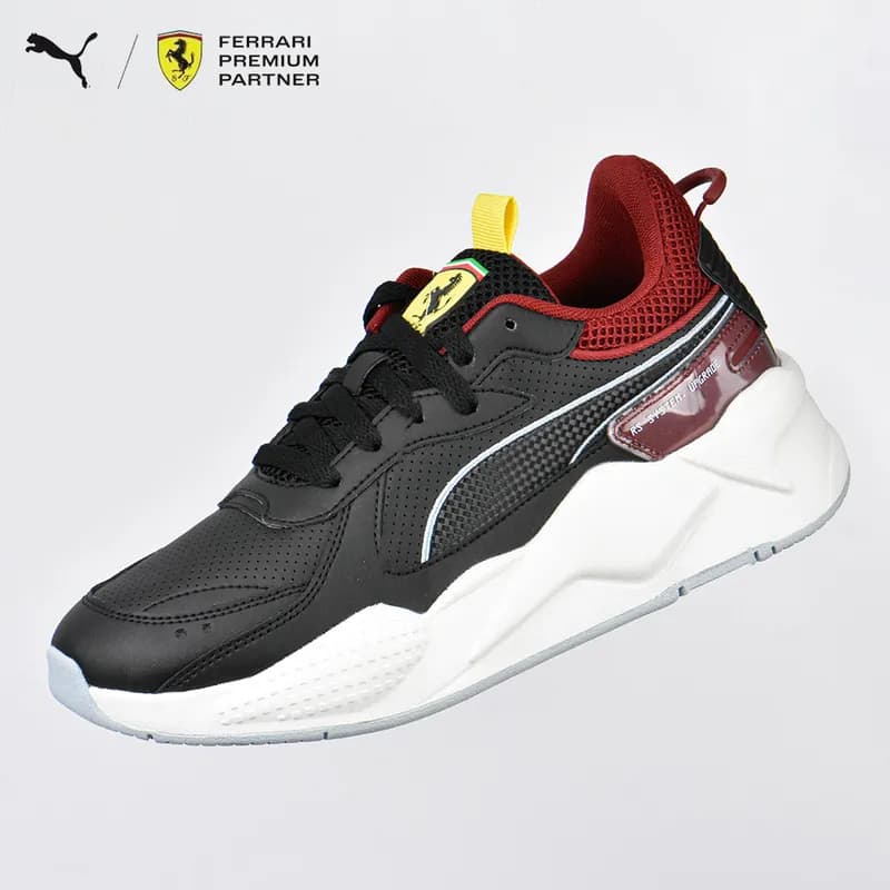 PUMA FERRARI RS-X BLACK INTENSE RED