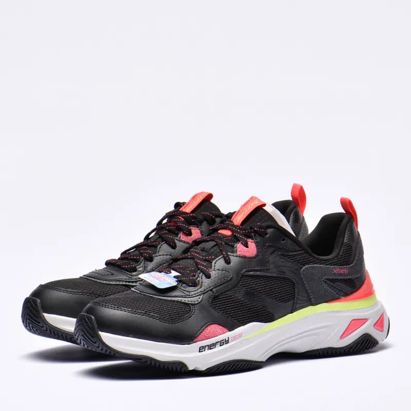 SKECHERS ENERGY RACER-EMBRACE HER BLACK/CORAL