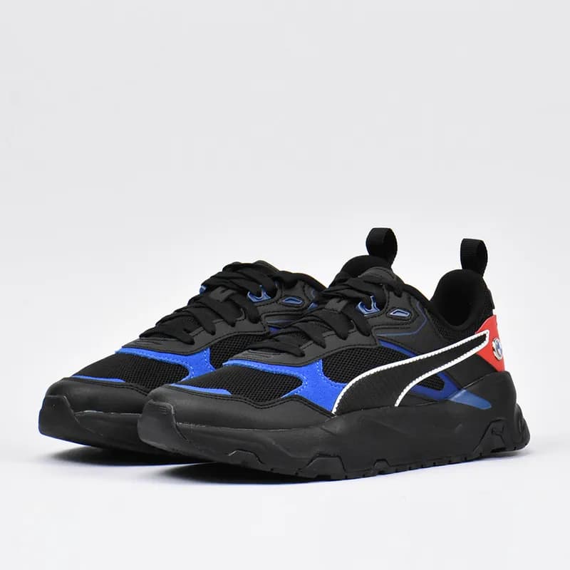 PUMA BMW TRINITY BLACK PRO-BLUE POP RED