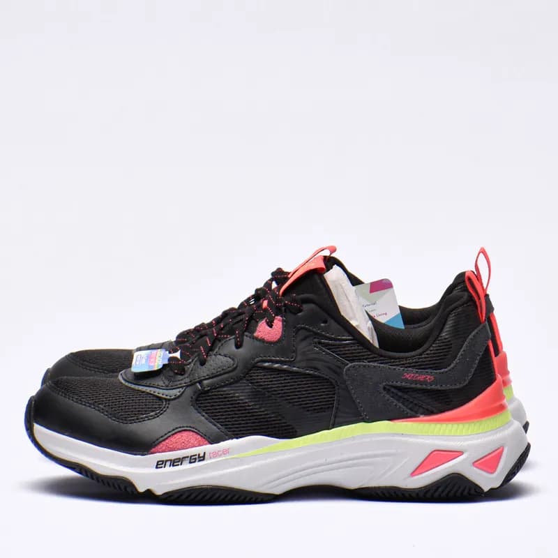 SKECHERS ENERGY RACER-EMBRACE HER BLACK/CORAL
