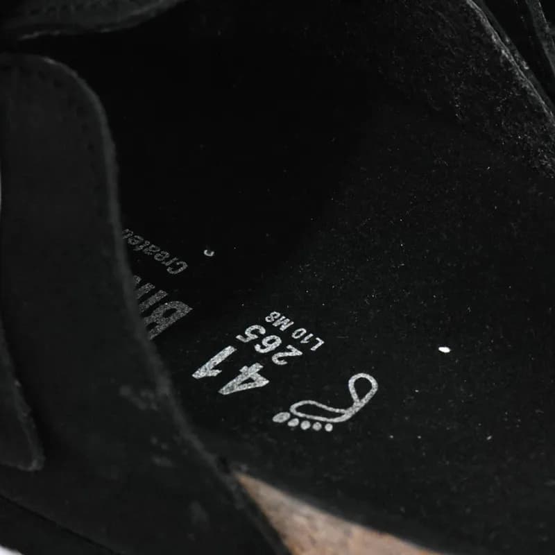 BIRKSBOT NUBUCK NOIR PLANTA NOIR