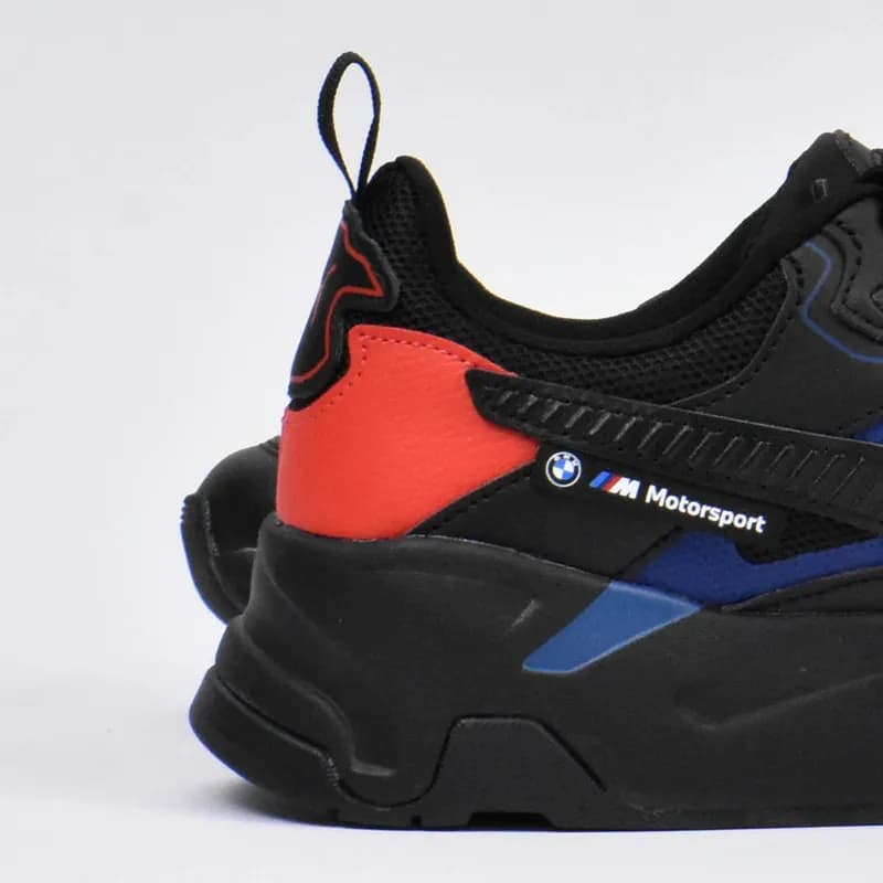 PUMA BMW TRINITY BLACK PRO-BLUE POP RED