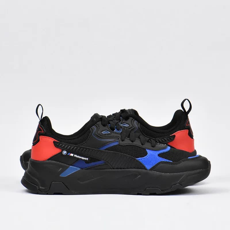 PUMA BMW TRINITY BLACK PRO-BLUE POP RED