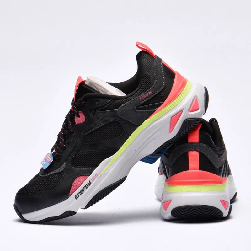 SKECHERS ENERGY RACER-EMBRACE HER BLACK/CORAL