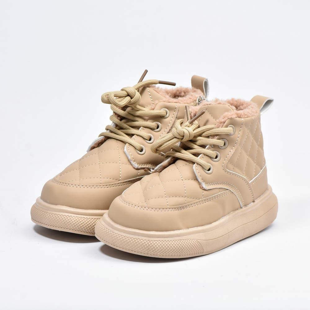 Bottes De Neige Imperméables Beige Enfants