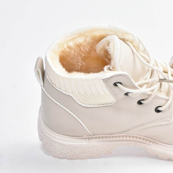 Bottes De Neige Blanc-Cassé Coordonnantes Enfants