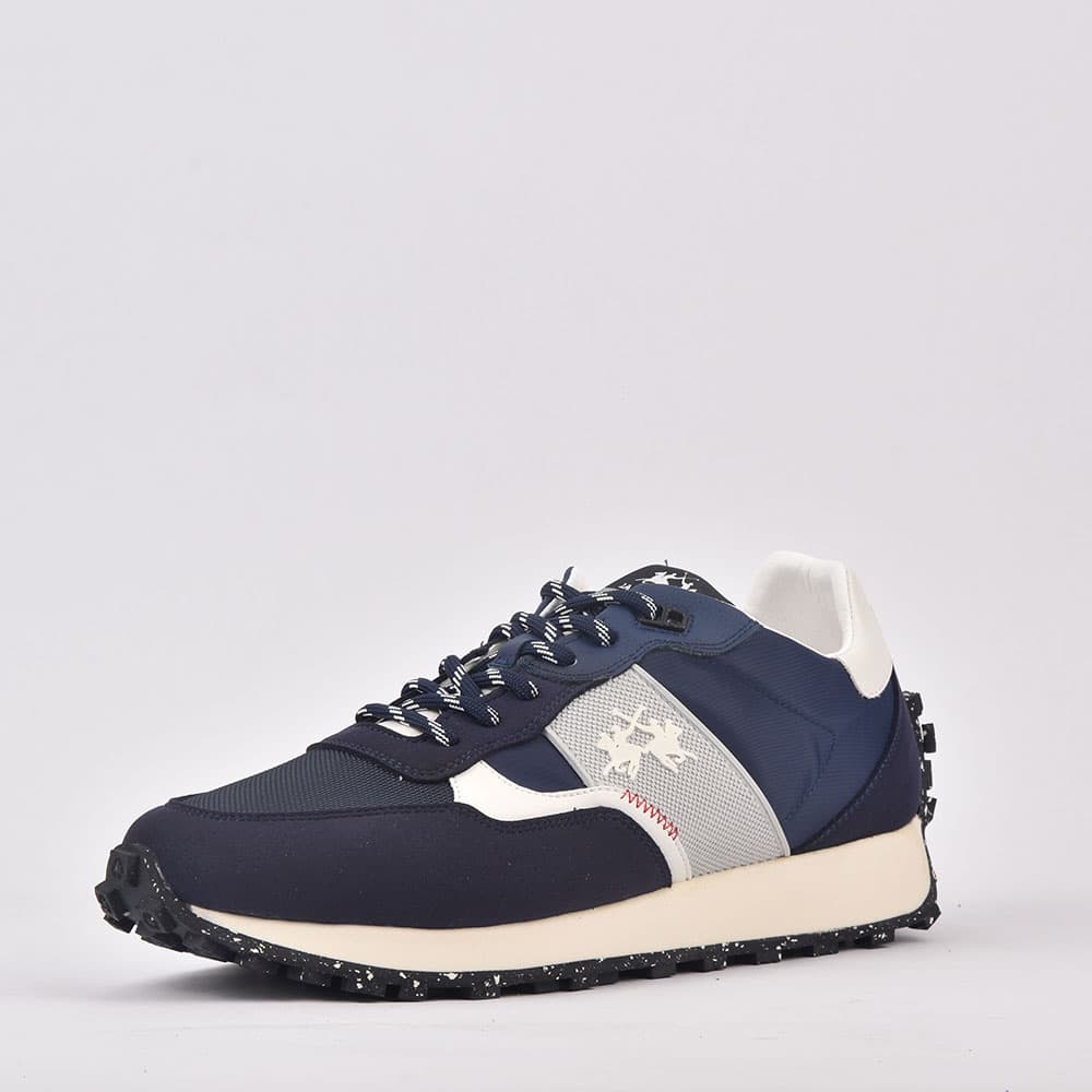 SCARPA UOMO SUEDE ECO TEX NYLON ECO BLU