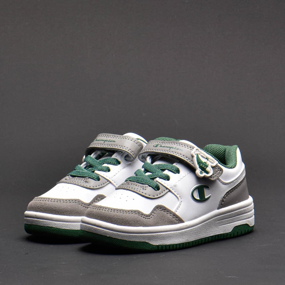FINN WHT/GREY/GREEN Champion
