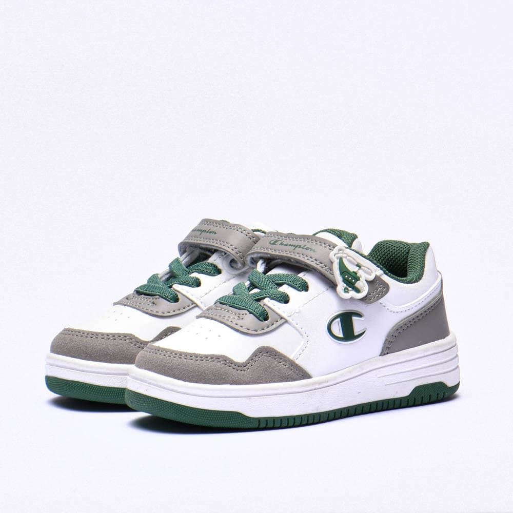 FINN WHT/GREY/GREEN Champion