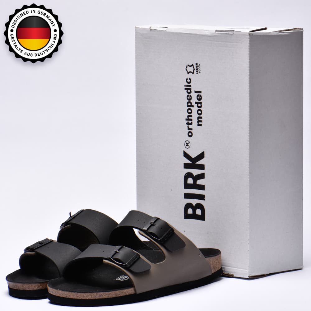 BIRKSBOT KAKI P/NOIR