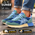 SUN68 Jaki Outdoor Sneakers, Aqua