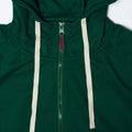 Sweat milano à capuche zippé homme VERT