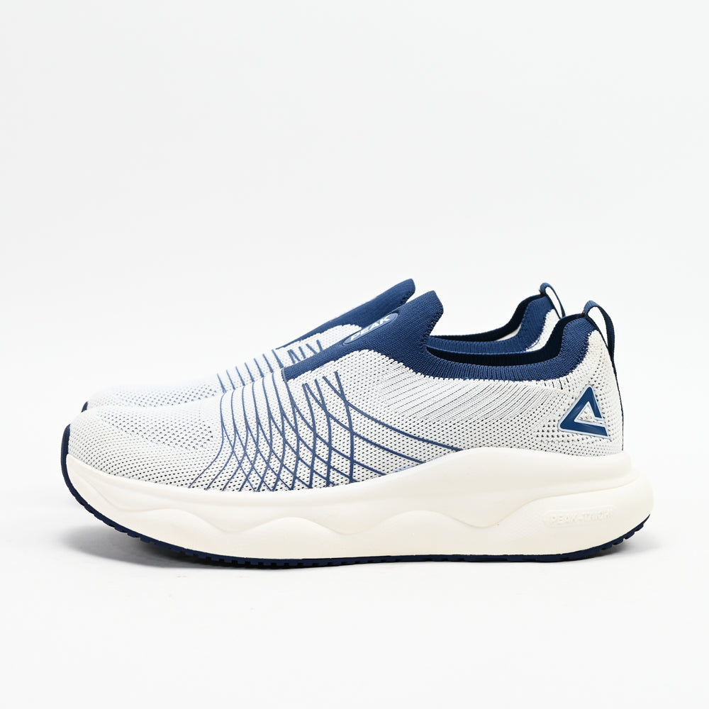 PEAK Casual Shoes, White/Navy