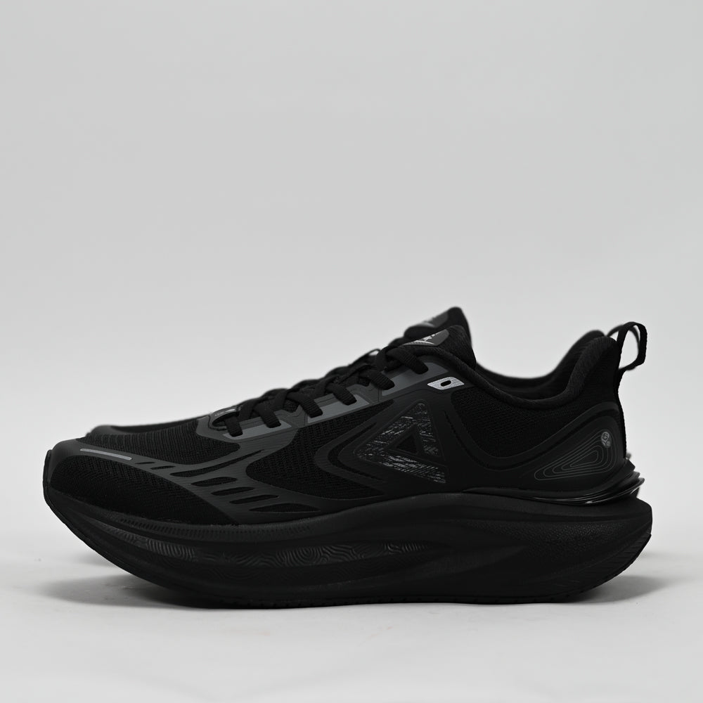 PEAK Taichi Cushion Running Shoes, All Black