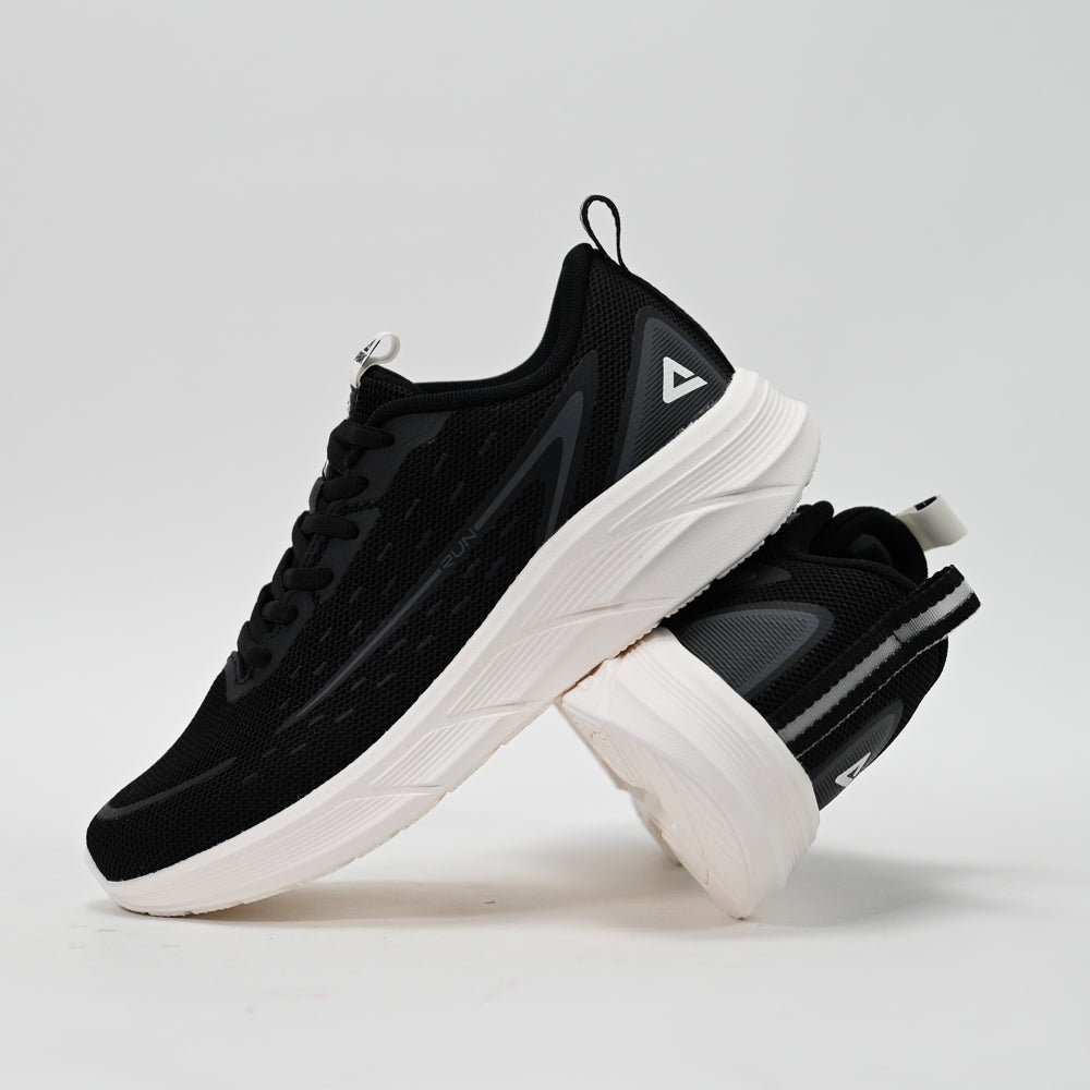 PEAK Running Shoes, Black/White