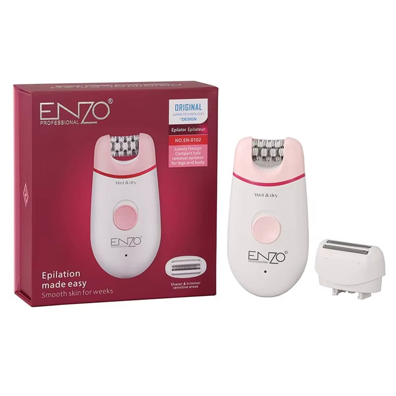 ENZO Épilateur Électrique 2 en 1 Rechargeable