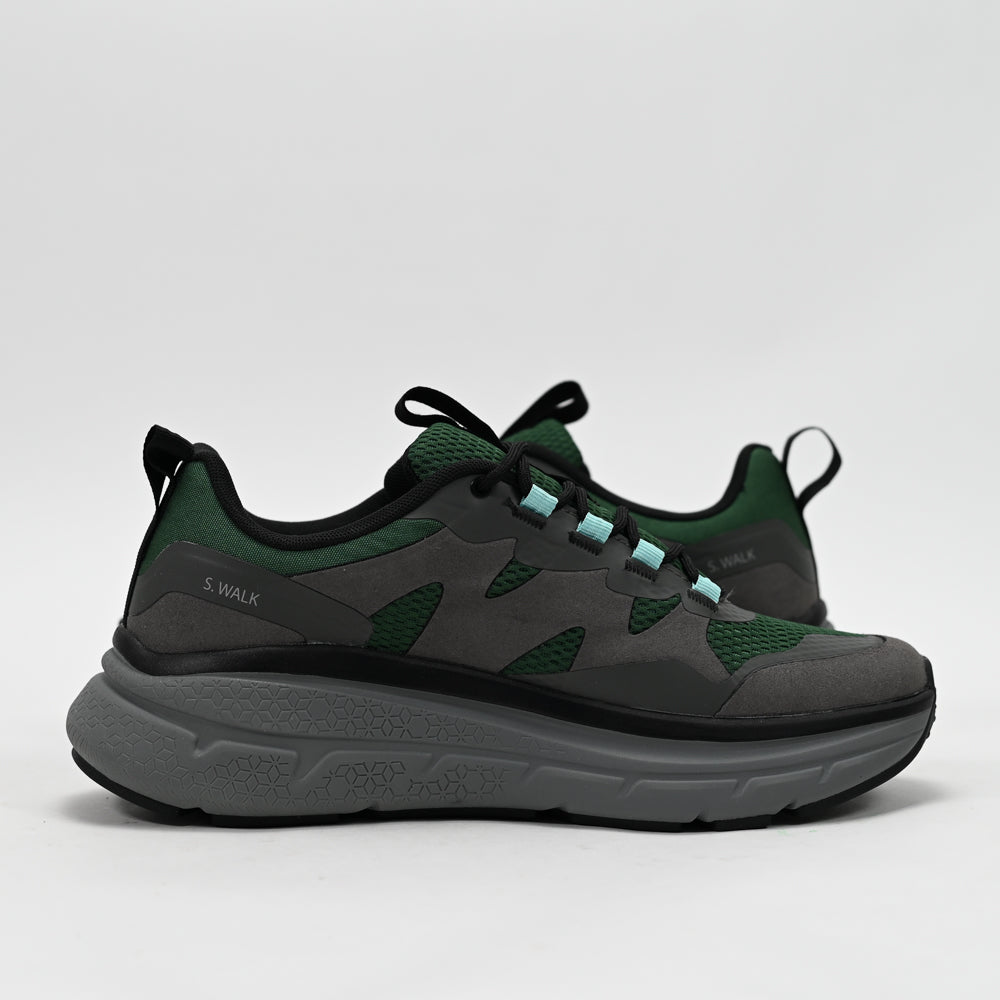 SUN68 Jupiter Sporty Sneakers, Dark Green