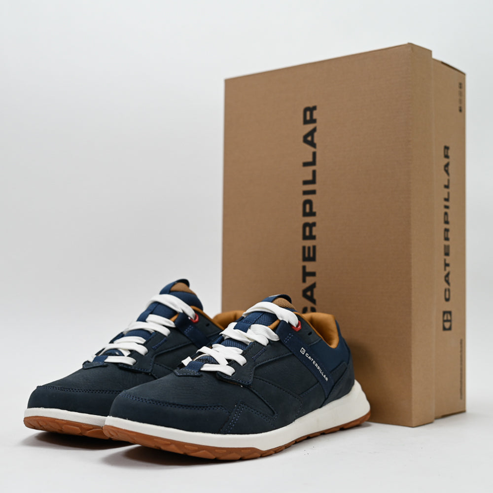 Caterpillar Quest Runner Sneakers, Dark Denim