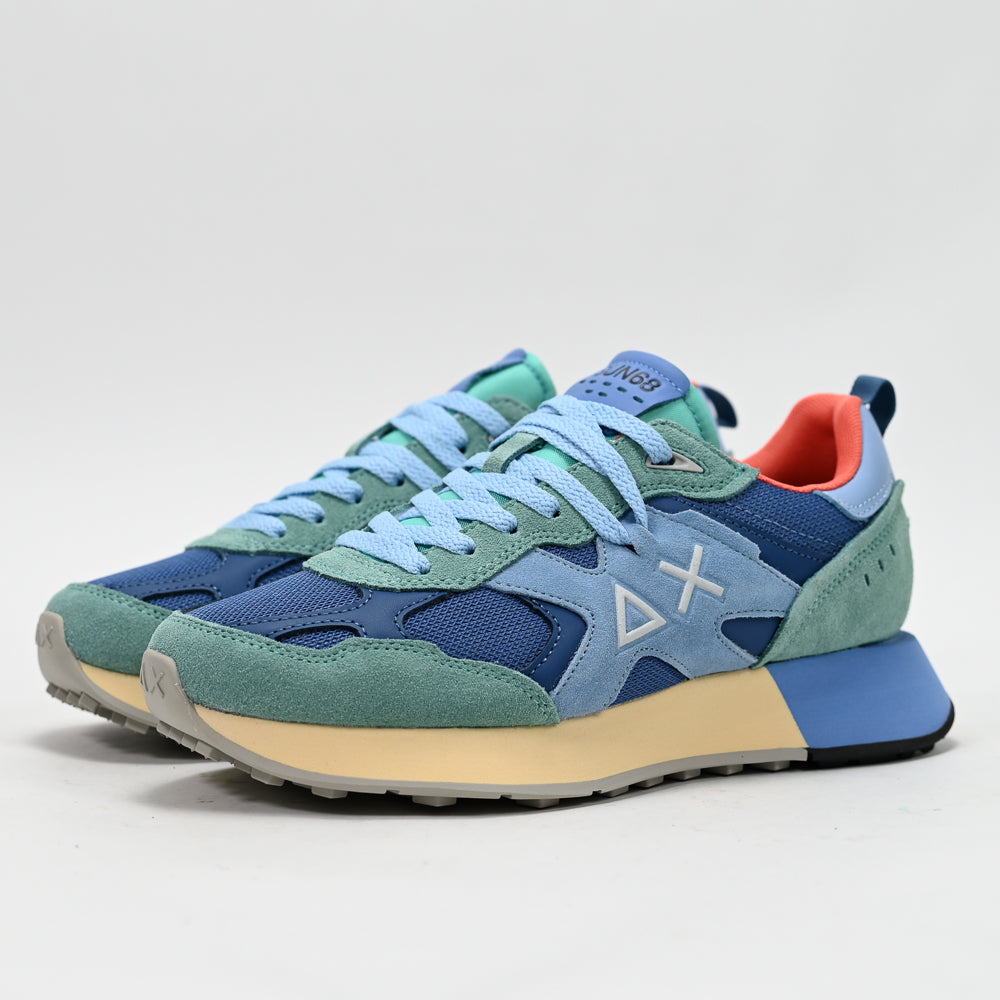 SUN68 Jaki Outdoor Sneakers, Aqua