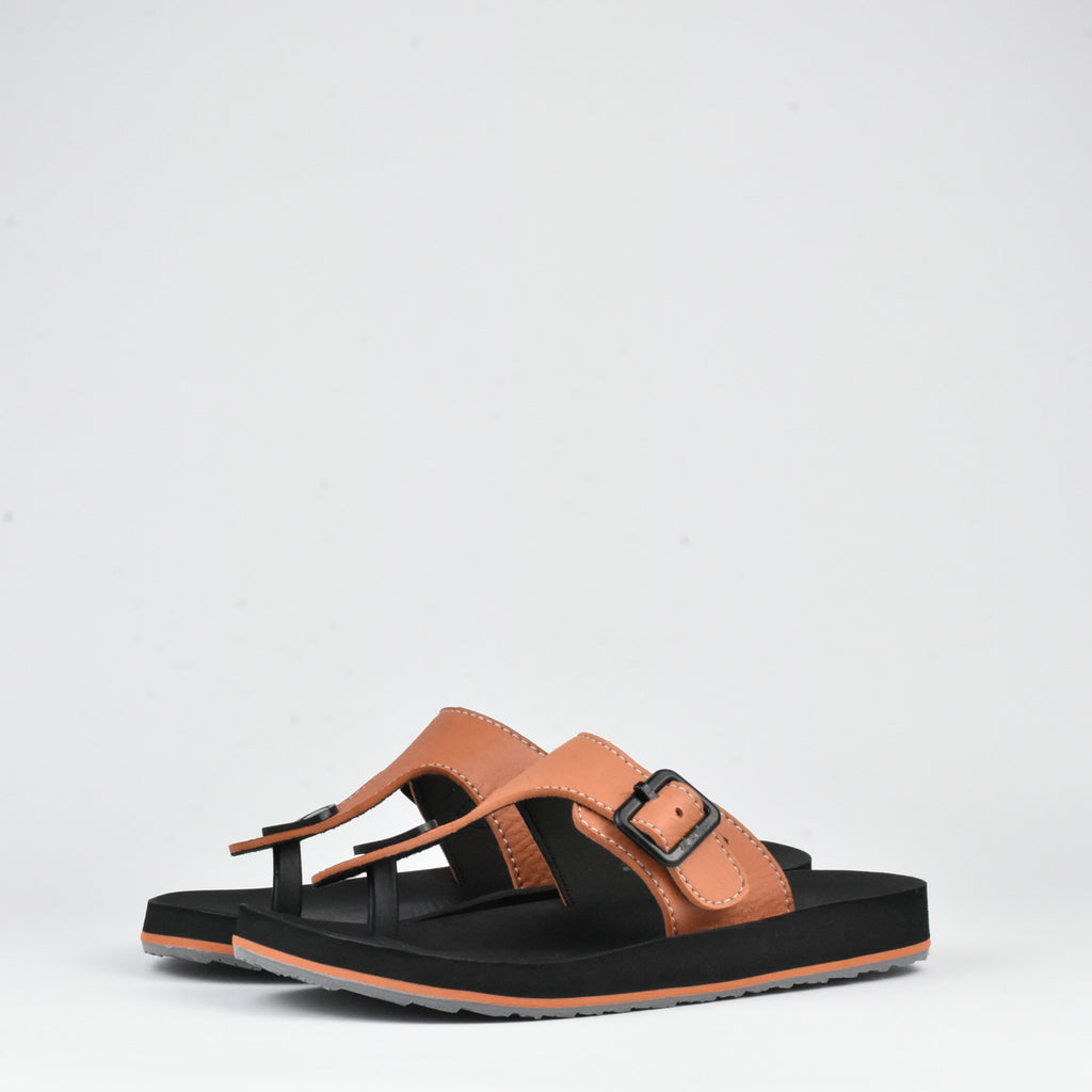 CLAQUETTE AA54M ORANGE BLACK KITO