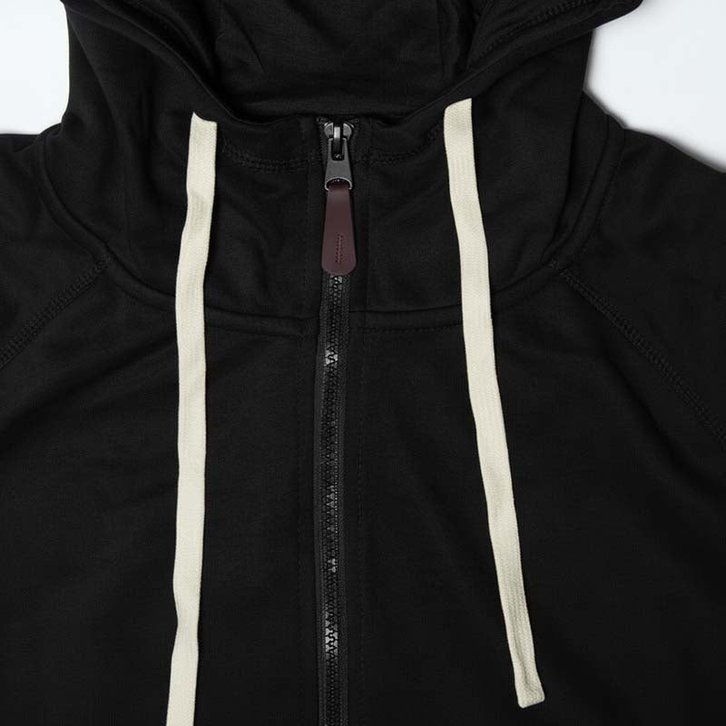 Sweat milano à capuche zippé homme NOIR