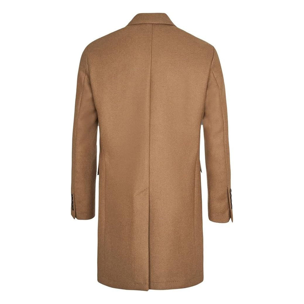 MANTEAU Hackett London Camel Broken Twill DB