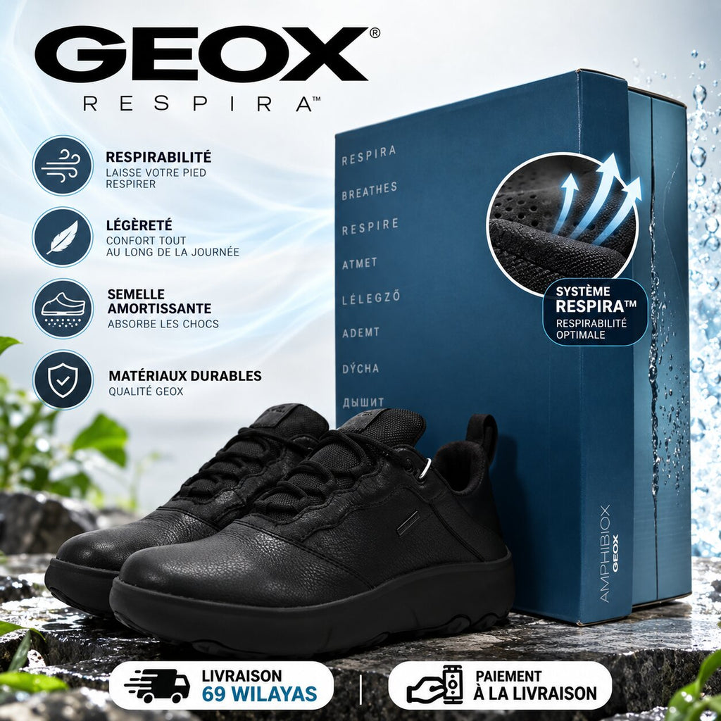 Geox Nebula ABX Men's Sneakers, Black