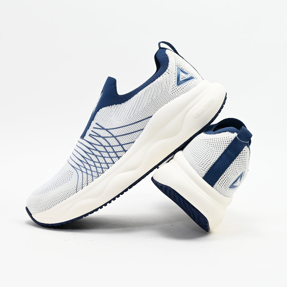 PEAK Casual Shoes, White/Navy