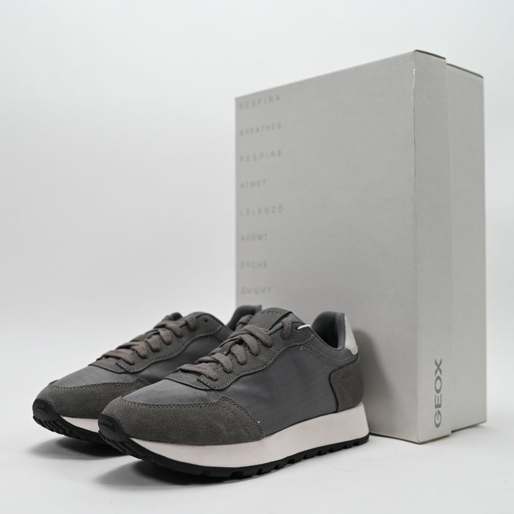 Geox Craft Pace Leather Sneakers, Navy