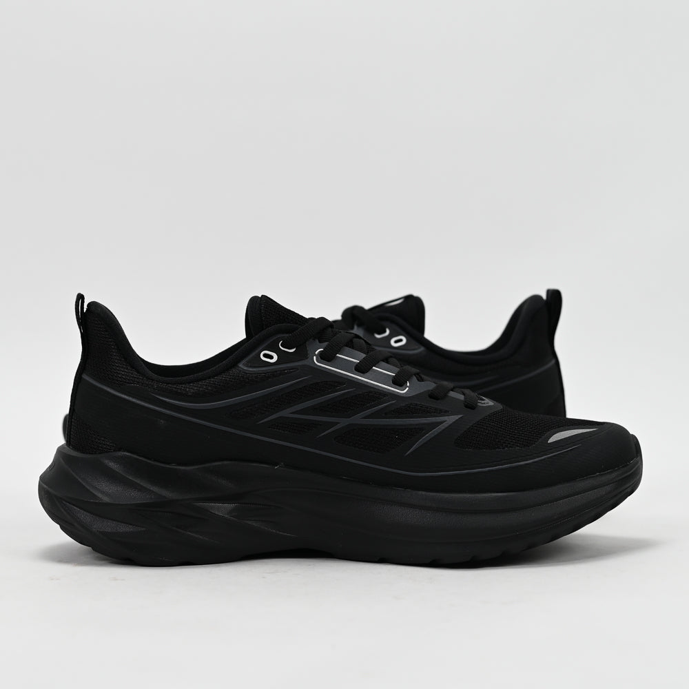 ERKE Men's Running Shoes, Black/Charcoal
