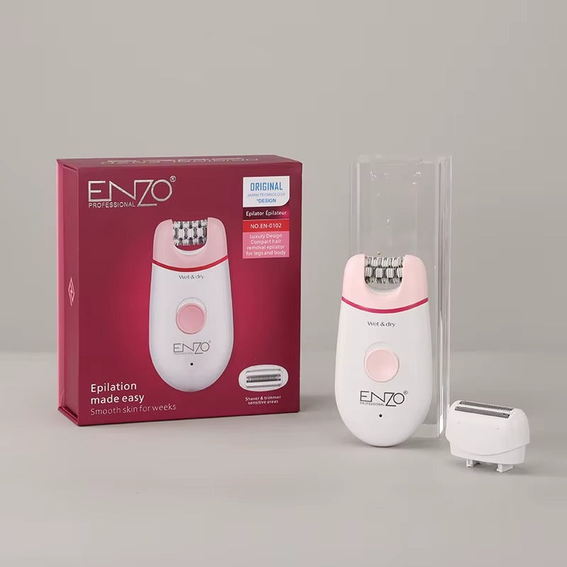 ENZO Épilateur Électrique 2 en 1 Rechargeable