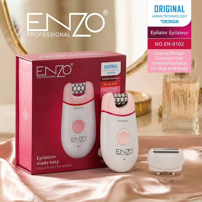 ENZO Épilateur Électrique 2 en 1 Rechargeable