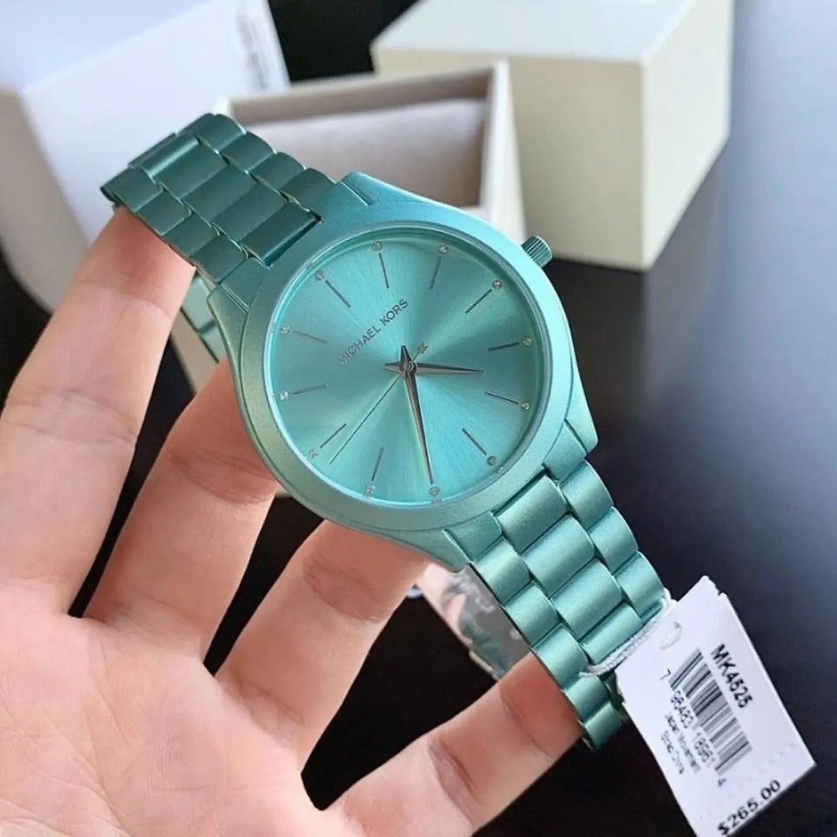 MK4525 Three-Hand Aqua Aluminum