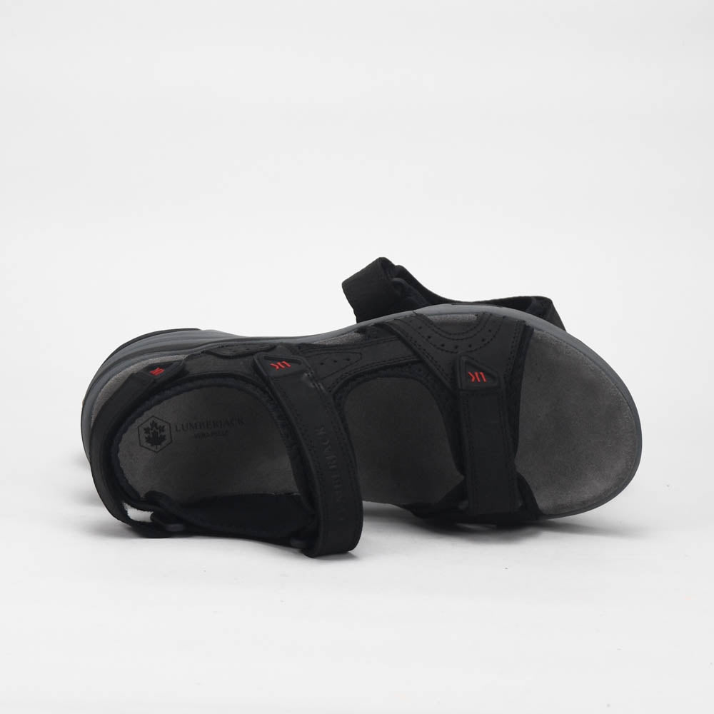 LUMBERJACK Sandale Homme BOGART  Noir