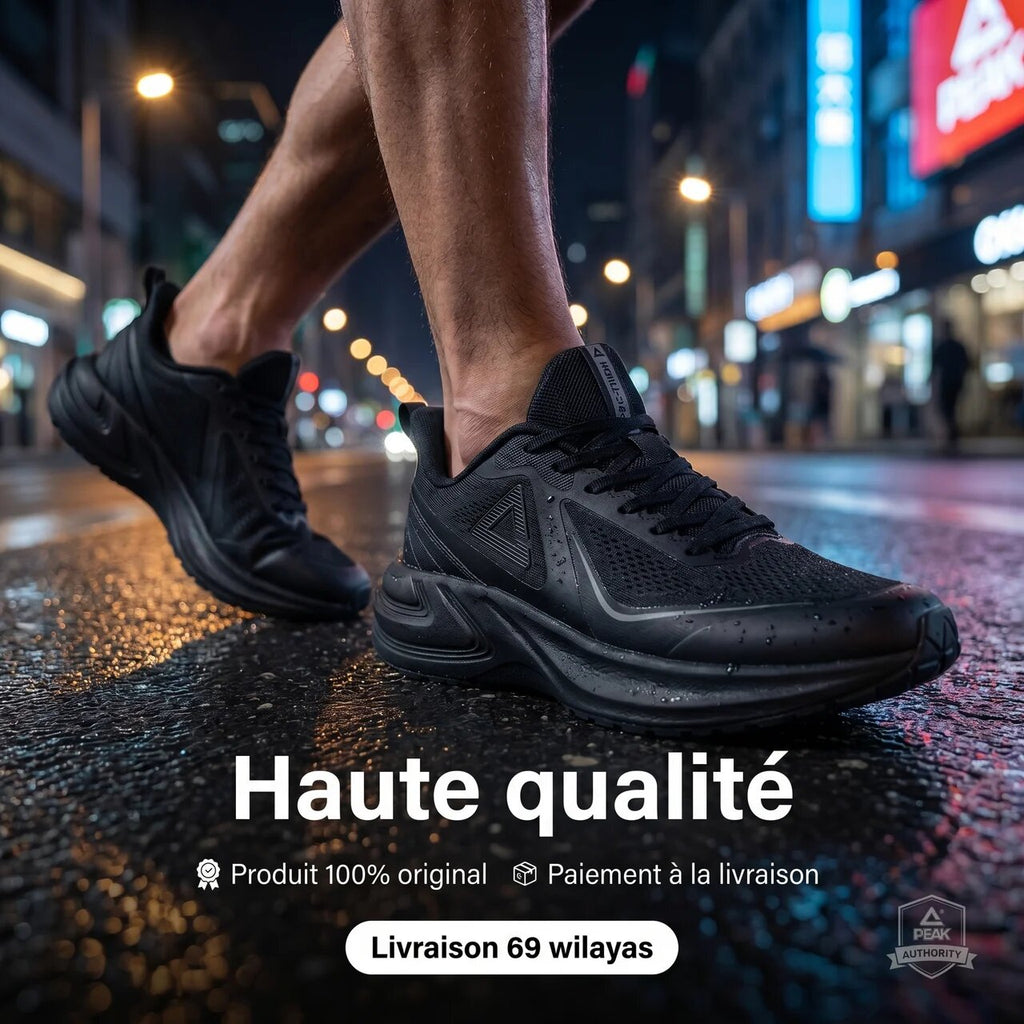 PEAK Casual Running Shoes Black
