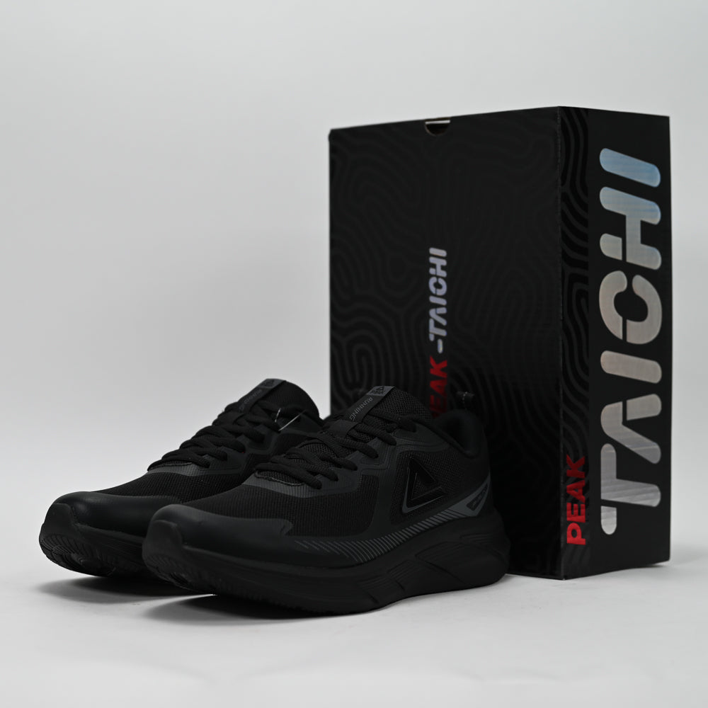 PEAK Running Shoes, All Black