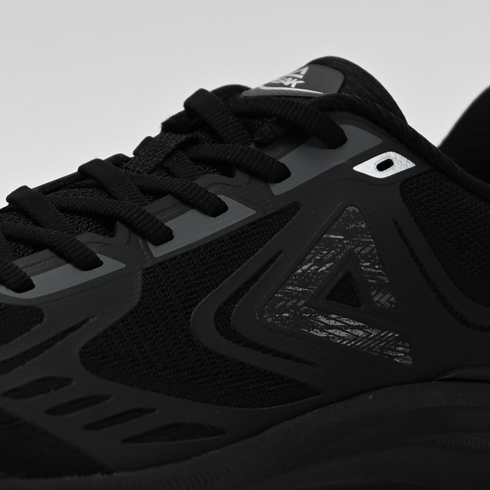 PEAK Taichi Cushion Running Shoes, All Black