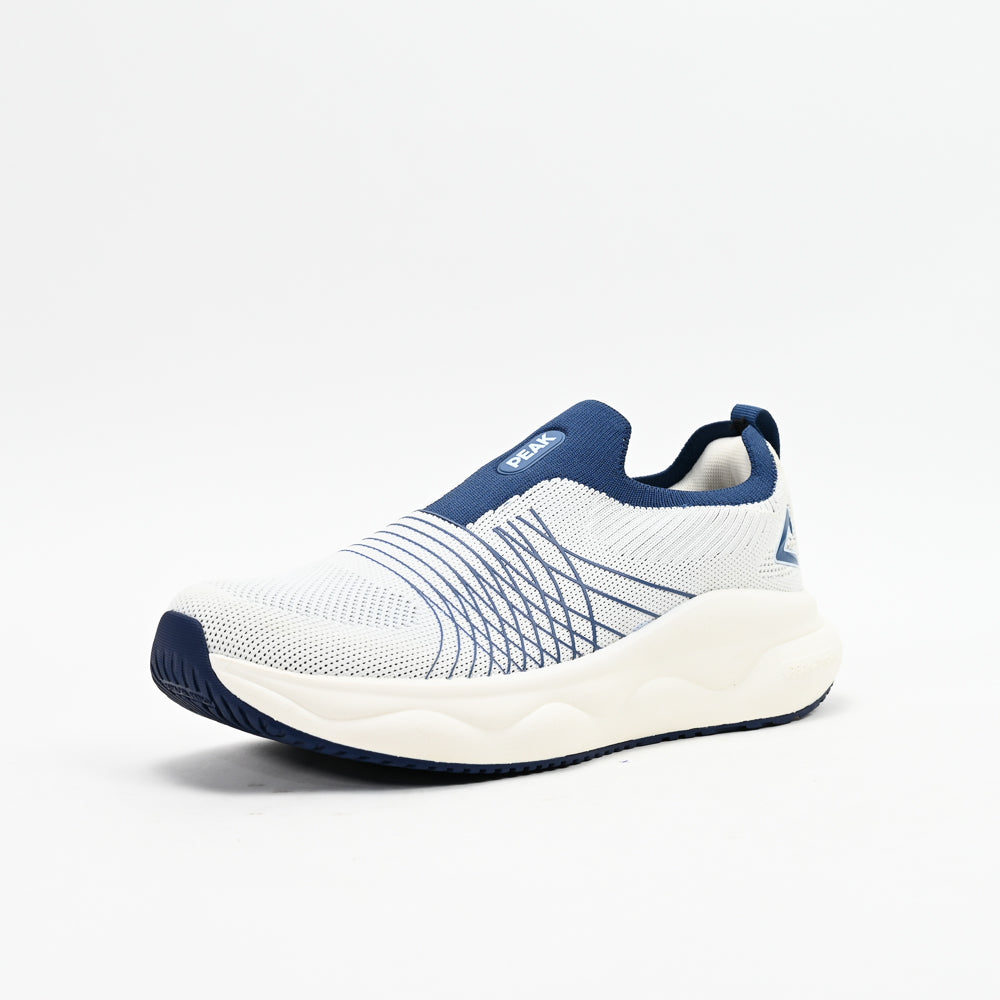 PEAK Casual Shoes, White/Navy