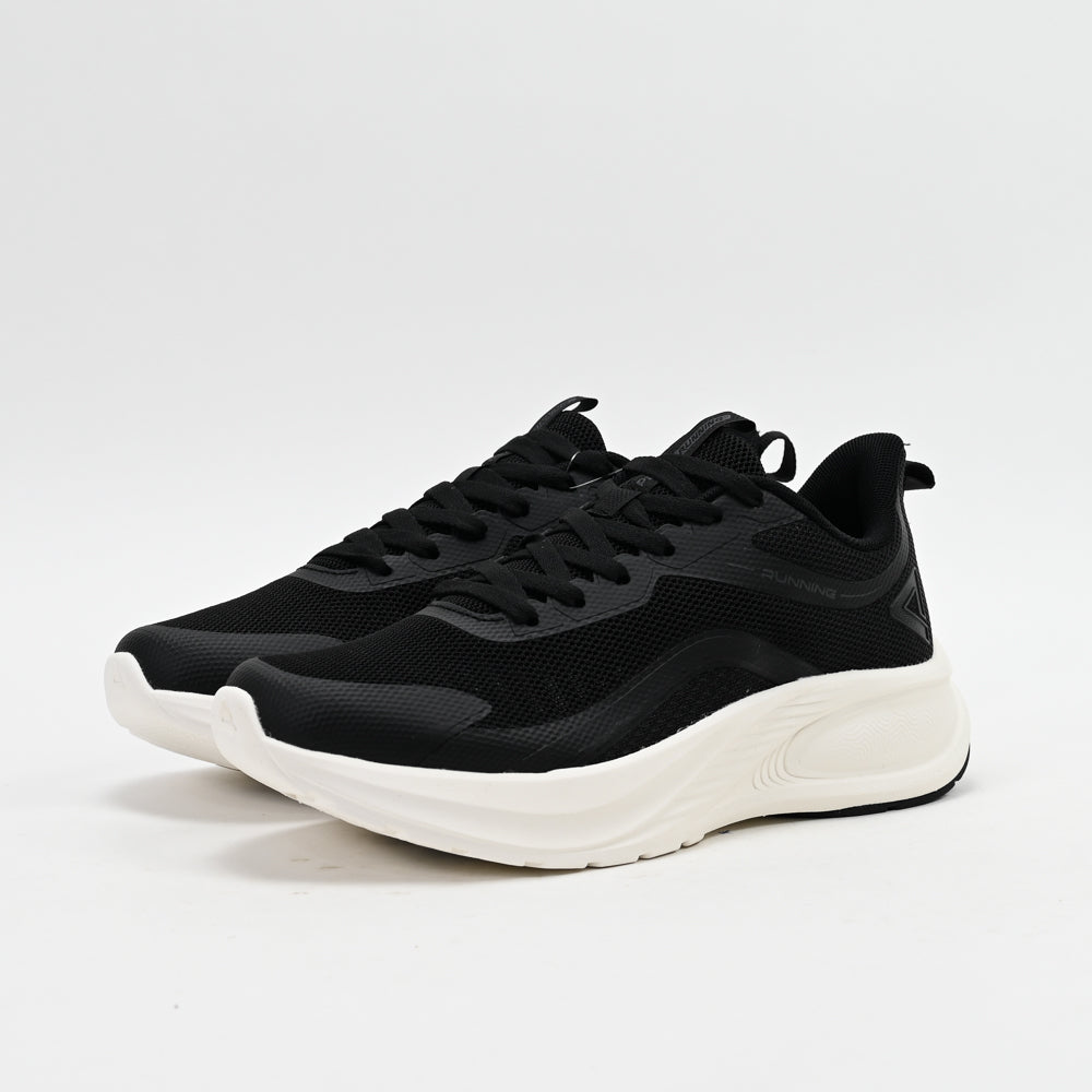 PEAK Taichi Running Shoes, Black/White