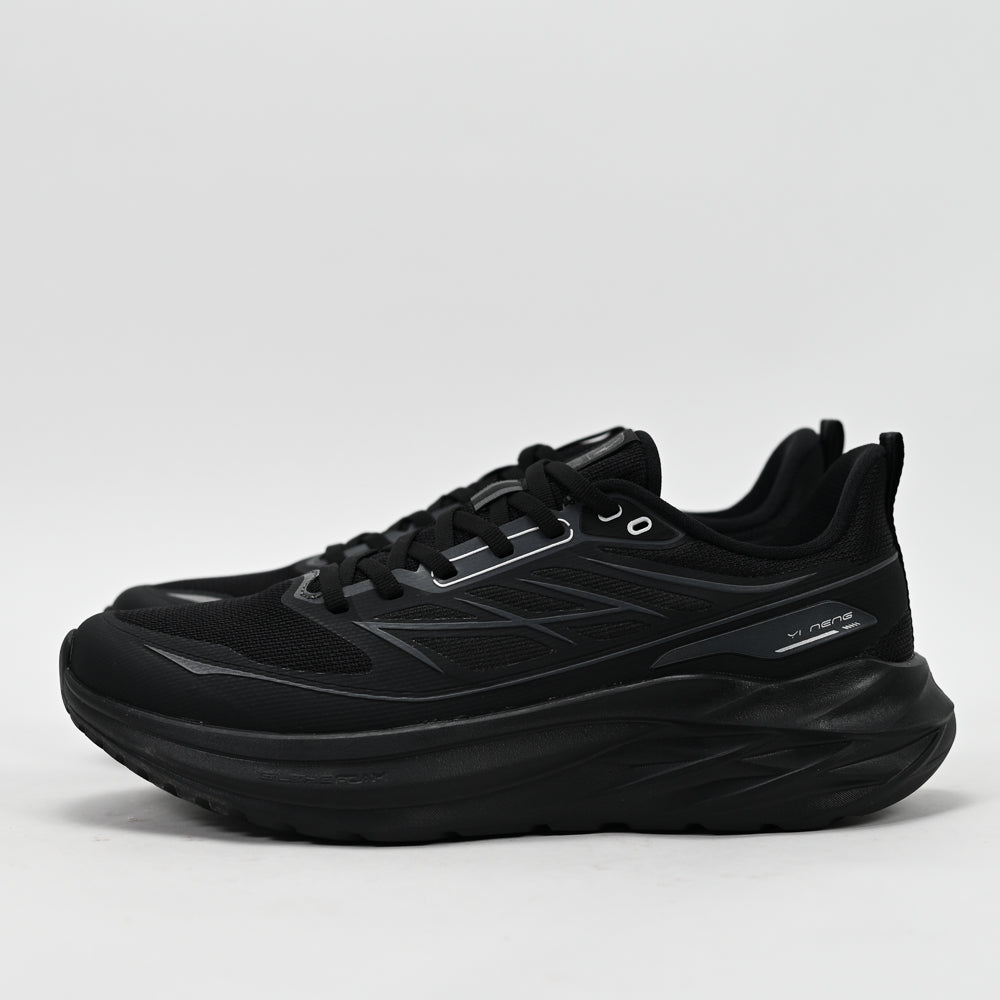 ERKE Men's Running Shoes, Black/Charcoal