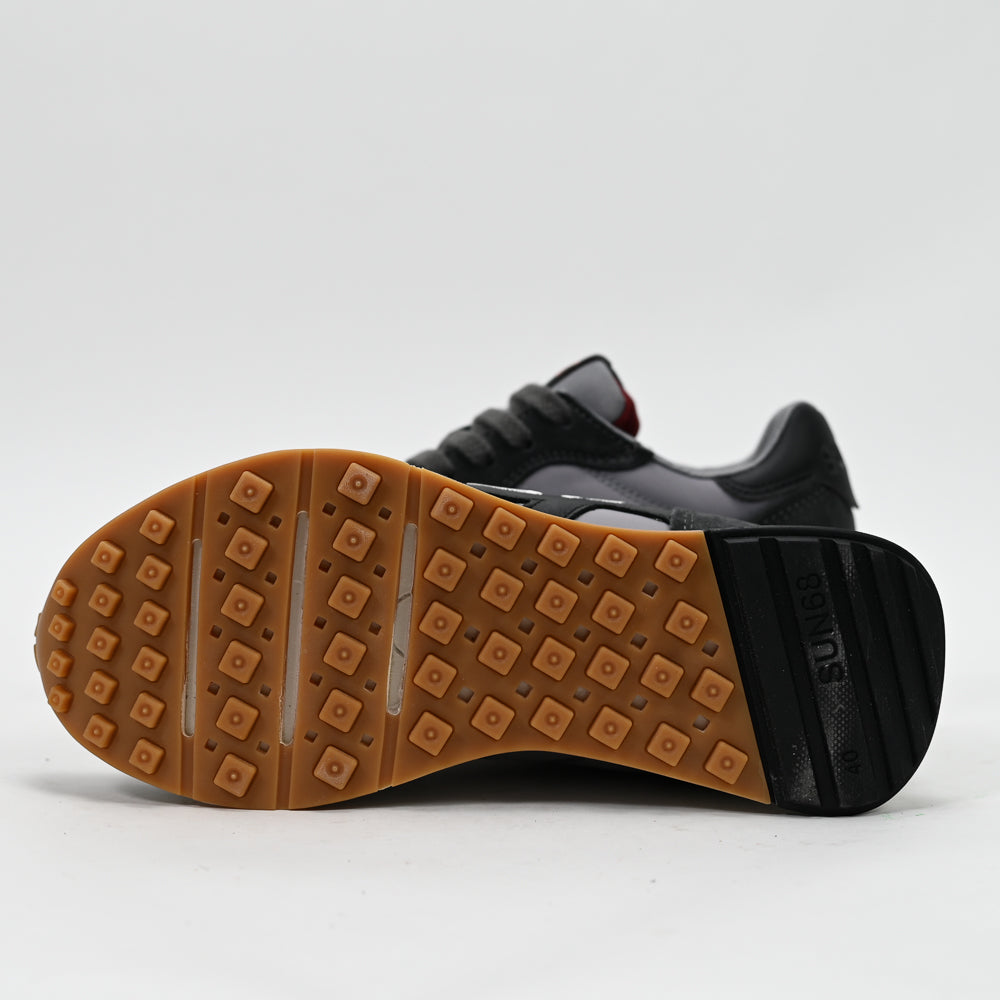 SUN68 Jaki Bicolor Men's Sneakers, Dark Grey
