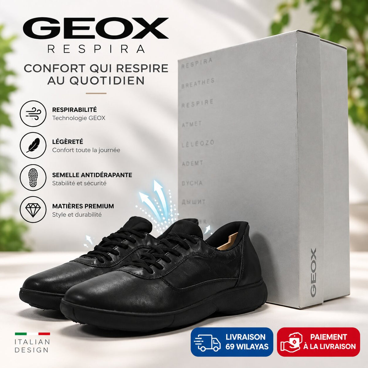 Geox Men's Lace-Up Shoes