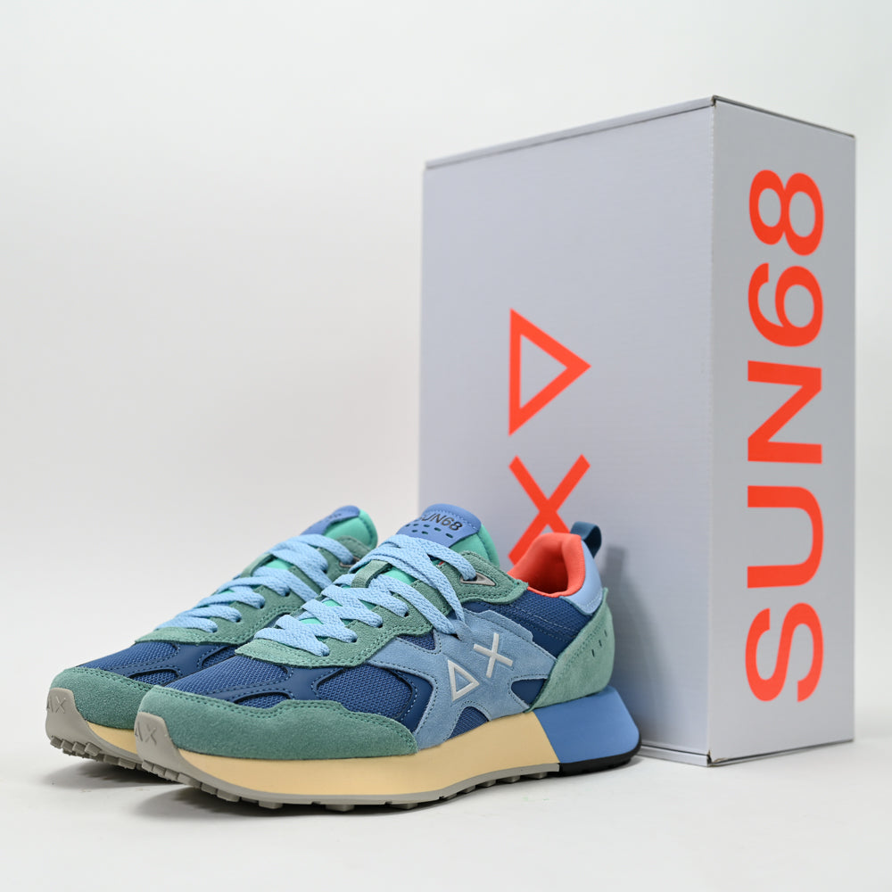 SUN68 Jaki Outdoor Sneakers, Aqua