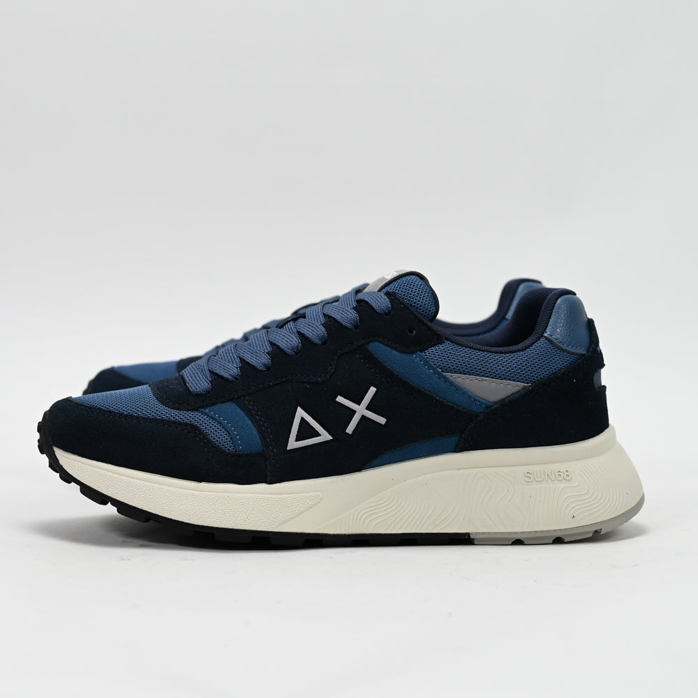 SUN68 Sun Daddy Men's Sneakers, Navy Blue