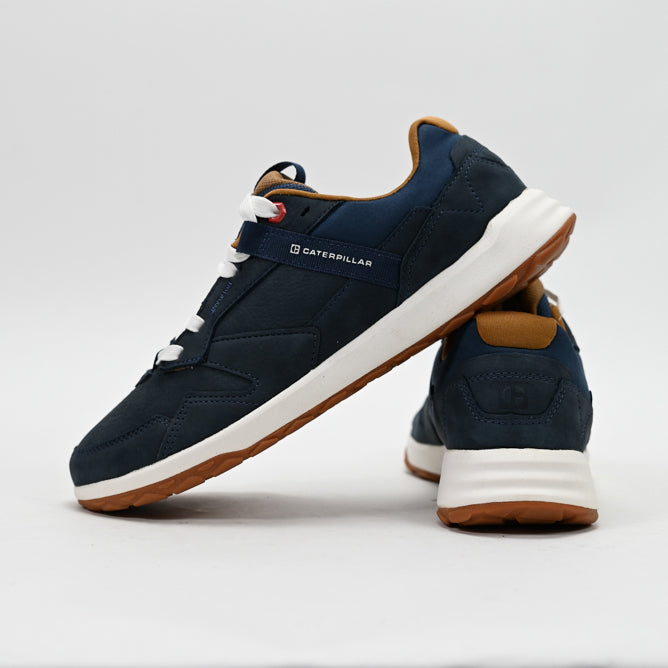 Caterpillar Quest Runner Sneakers, Dark Denim