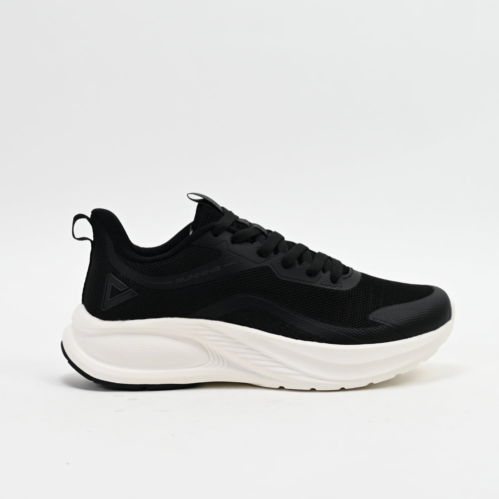 PEAK Taichi Running Shoes, Black/White